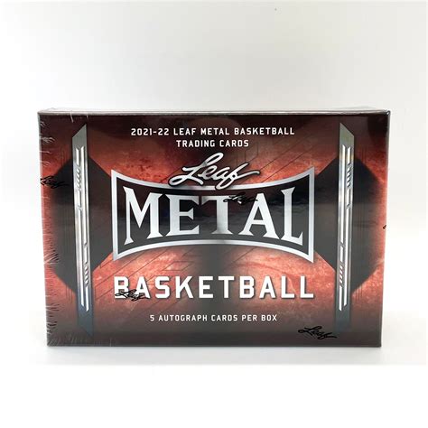 2021-22 leaf metal basketball hobby jumbo box|leaf metal basketball checklist.